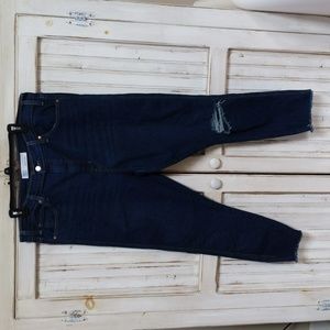 Levi Strauss, Heritage ,dark wash high-rise skinny jeans, size 18